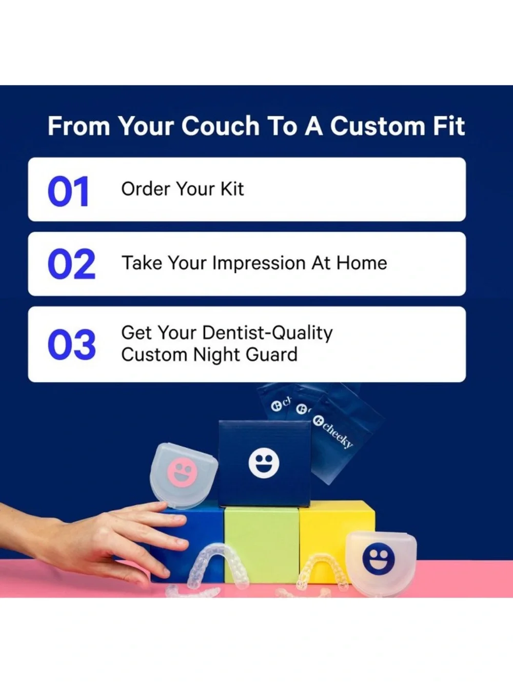 Cheeky Oral Care Custom Mouth Guard & Dental Impression Kit